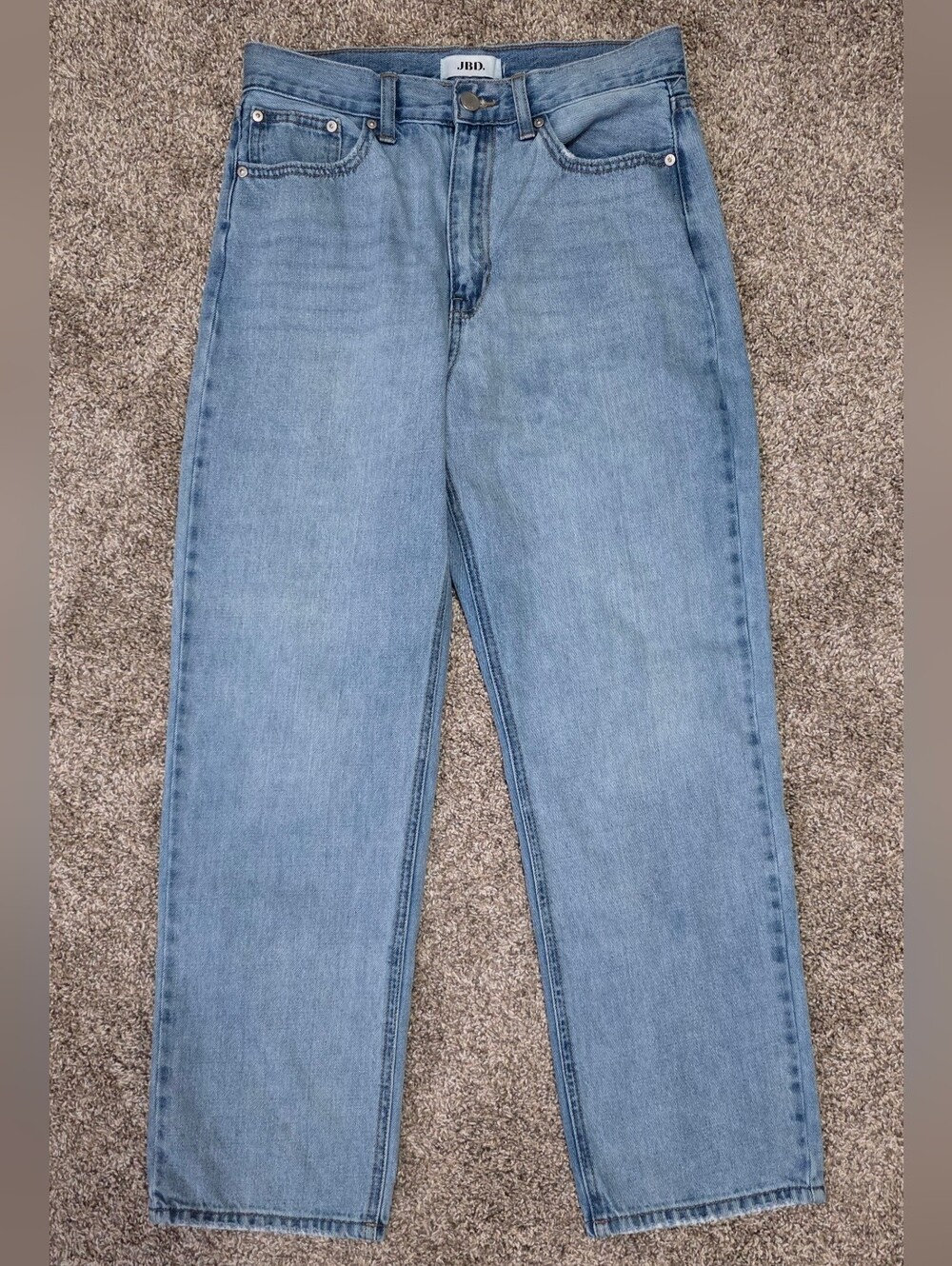 Just Black Light Blue Straight Jeans